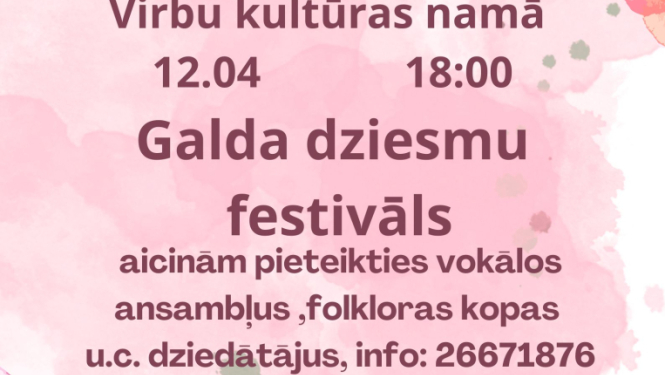 Galda dziesmu festivāls