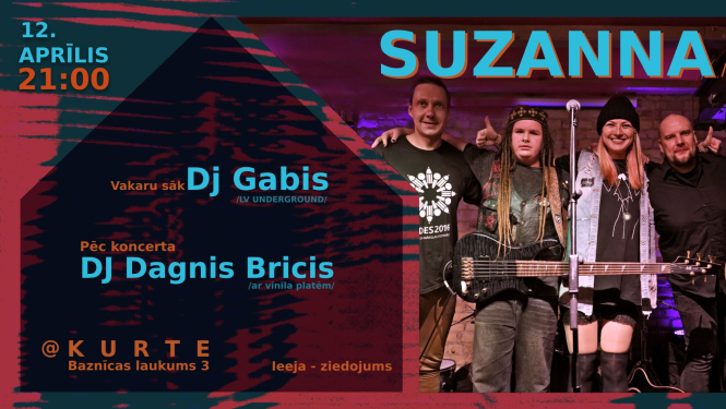 Grupa „Suzanna” kultūrvietā „KURTE”