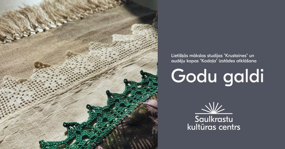 Izstādes “Godu galdi” atklāšana
