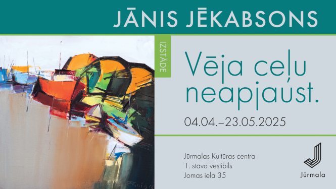 Jāņa Jēkabsona gleznu izstāde “Vēja ceļu neapjaust”