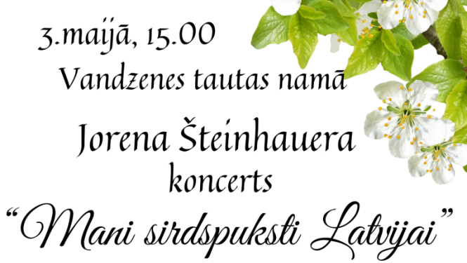 Jorena Šteinhauera koncerts „Mani sirdspuksti Latvijai”