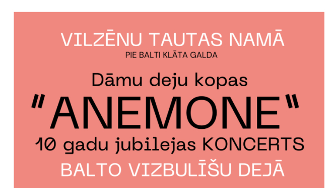 Koncerts – Balto vizbulīšu dejā