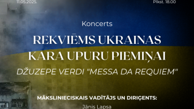 Koncerts REKVIĒMS UKRAINAS KARA UPURU PIEMIŅAI Ogrē
