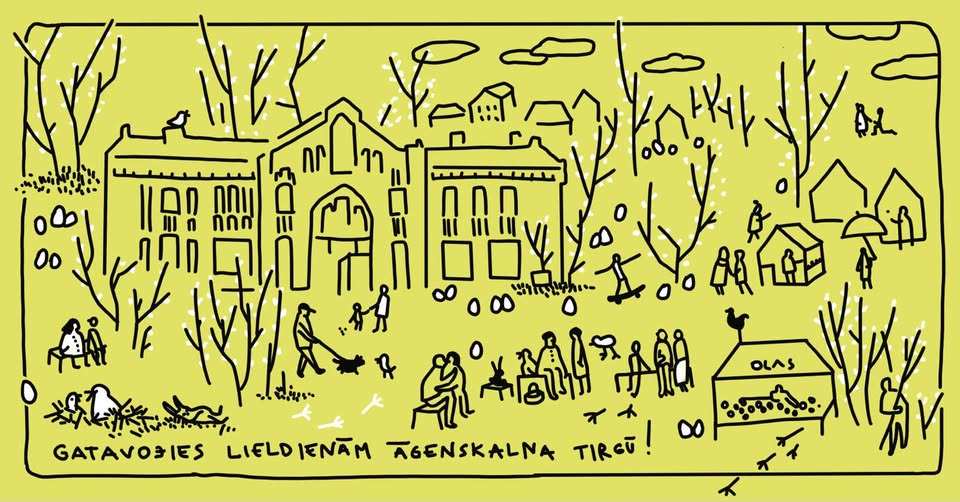 Lieldienas Āgenskalna tirgū