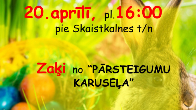 Lieldienas kopā ar “Pārsteigumu karuseli”