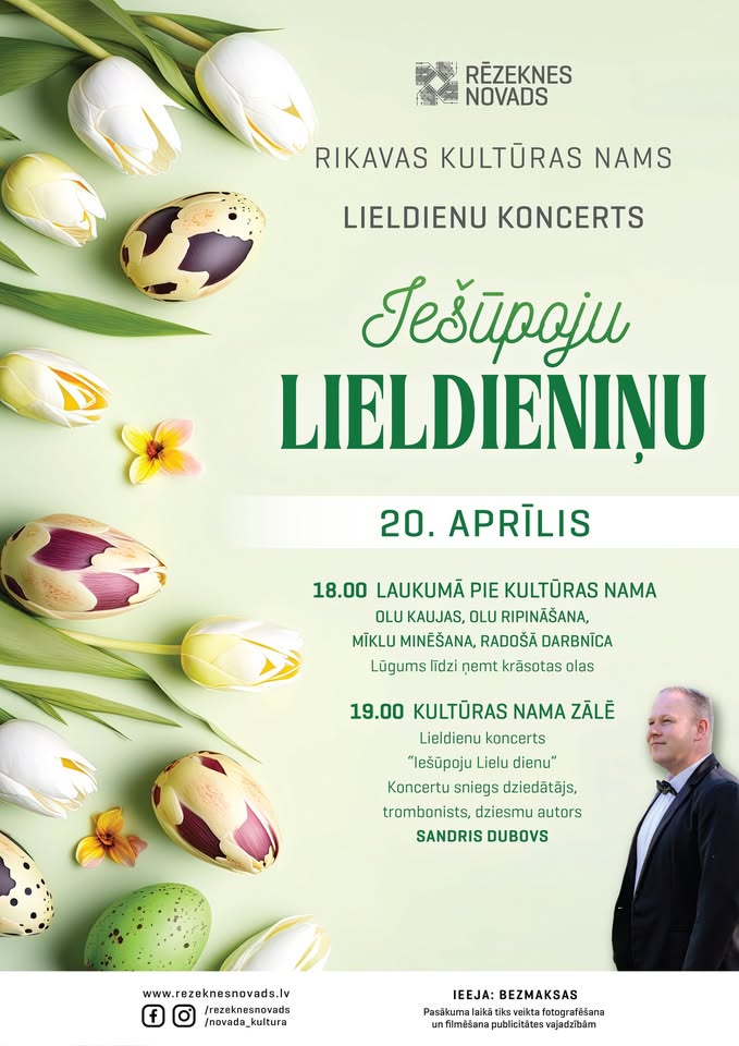 Lieldienu koncerts “Iešūpoju Lieldieniņu”