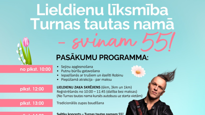 Lieldienu līksmība Turnas tautas namā