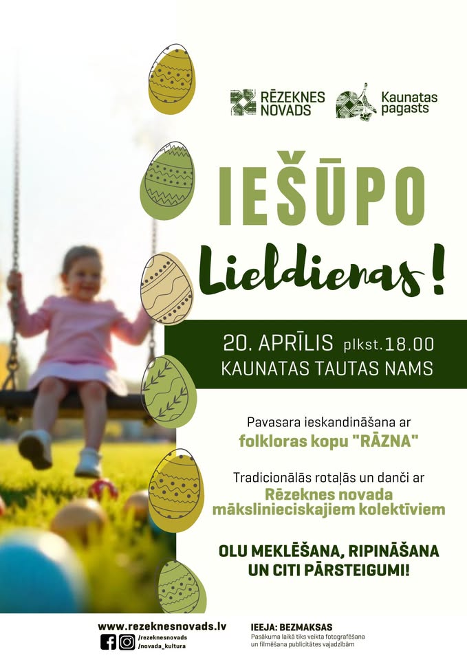 Lieldienu pasākums “Iešūpo Lieldienas”
