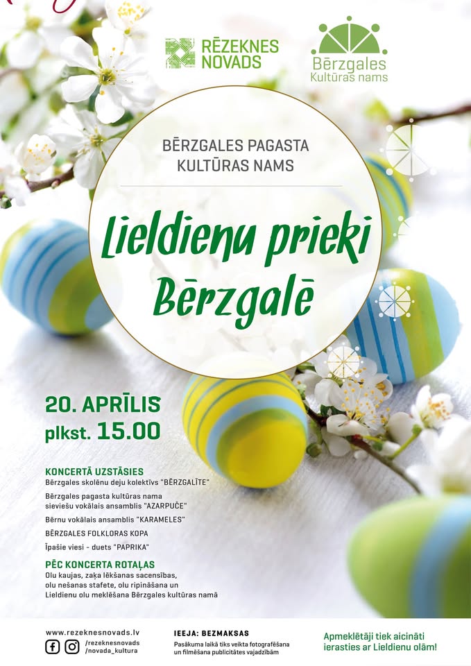 Lieldienu pasākums “Lieldienu prieki Bērzgalē”