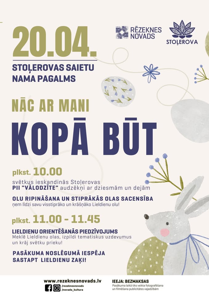 Lieldienu pasākums “Nāc ar mani kopā būt!”