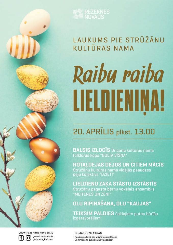 Lieldienu pasākums “Raibu raiba Lieldieniņa!”