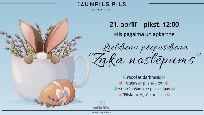 Lieldienu pēcpusdiena “Zaķa noslēpums”