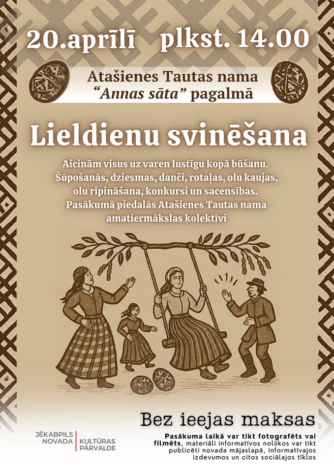 Lieldienu svinēšana “Annas sātā”