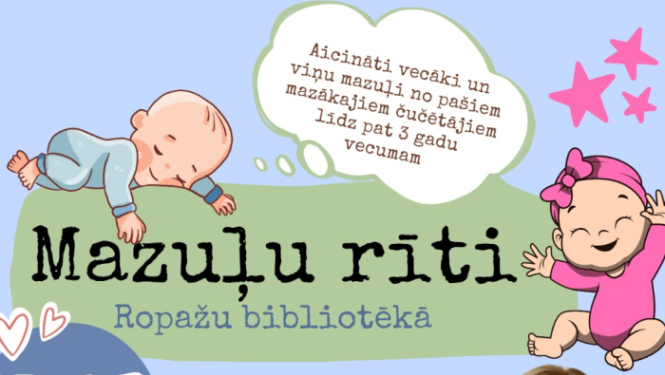 Mazuļu rīts  Ropažu bibliotēkā