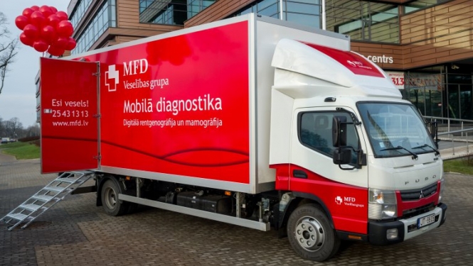Mobilā diagnostika: mamogrāfijas un rentgena izmeklējumi