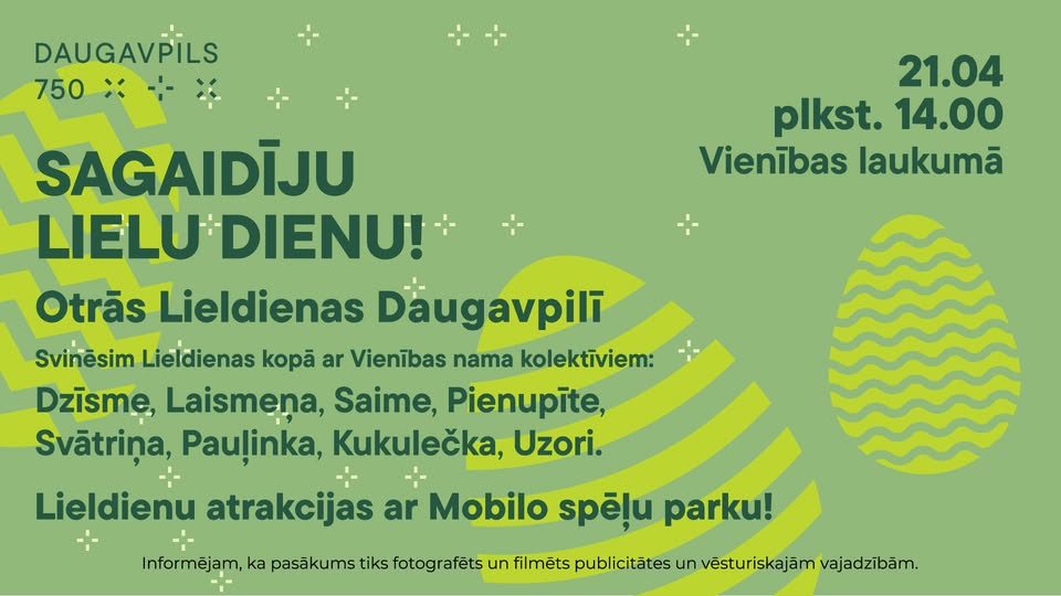 Otrās Lieldienas Daugavpilī | Sagaidīju Lielu dienu!