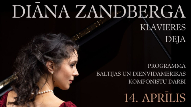 Pianistes un dejotājas Diāna Zandbergas koncertprogramma “Ceļiniekfantāzija” Ogrē