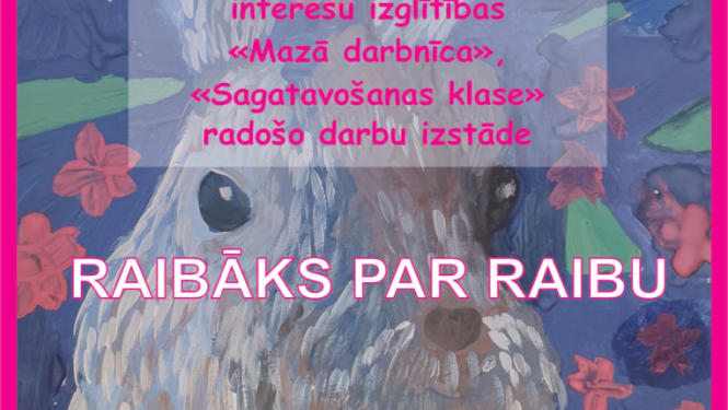 Pļaviņu mākslas skolas audzēkņu izstāde “Raibāks par raibu”