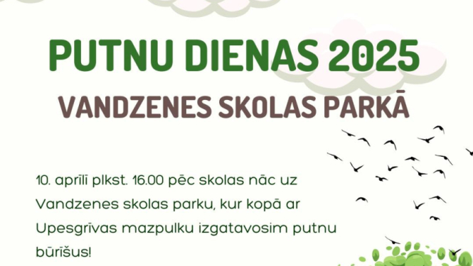 Putnu dienas 2025 Vandzenē
