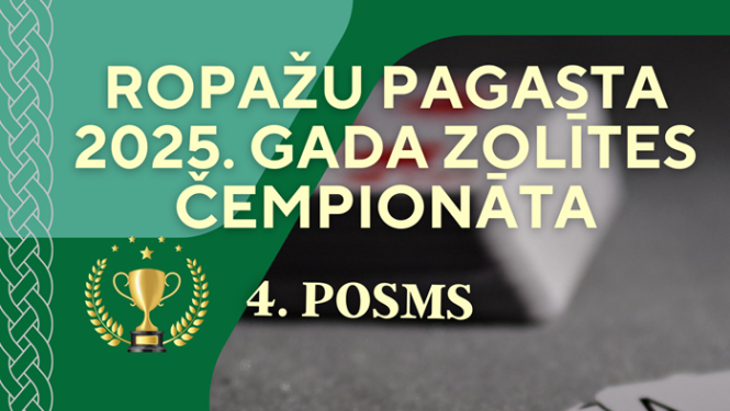 Ropažu pagasta zolītes čempionāta 4. posma sacensības