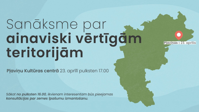 Sanāksme par ainaviski vērtīgām teritorijām
