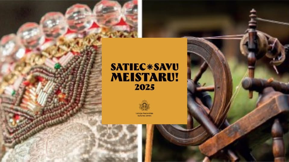 SATIEC SAVU MEISTARU 2025 ietvaros MEISTARKLASE “Audumu un dzijas batikošana augu krāsvielā”