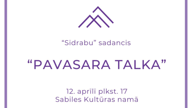 „Sidrabu” sadancis „Pavasara talka”