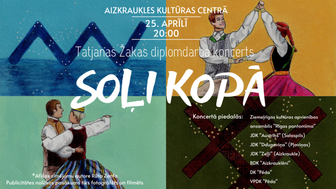 SOĻI KOPĀ. Tatjanas Žakas diplomdarba koncerts