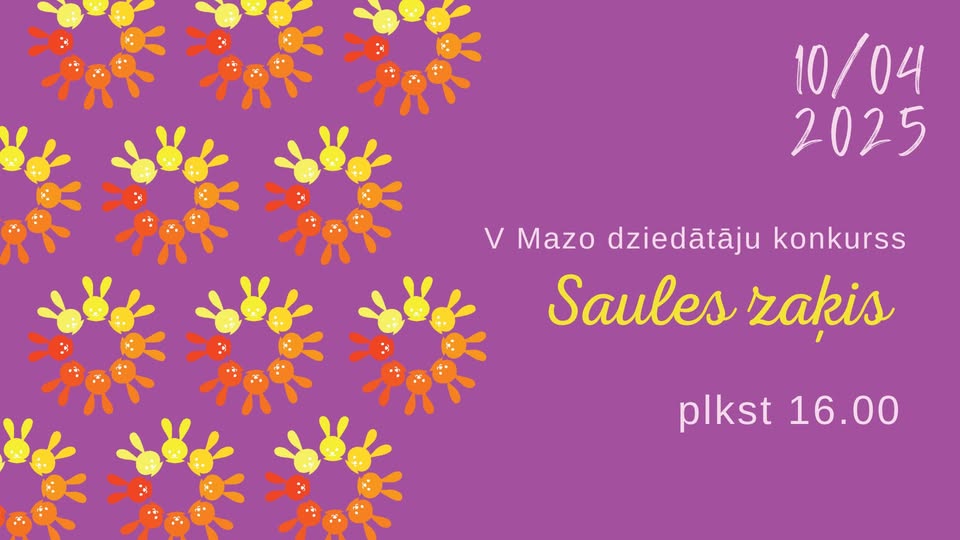 V Mazo dziedātāju konkurss “Saules zaķis”